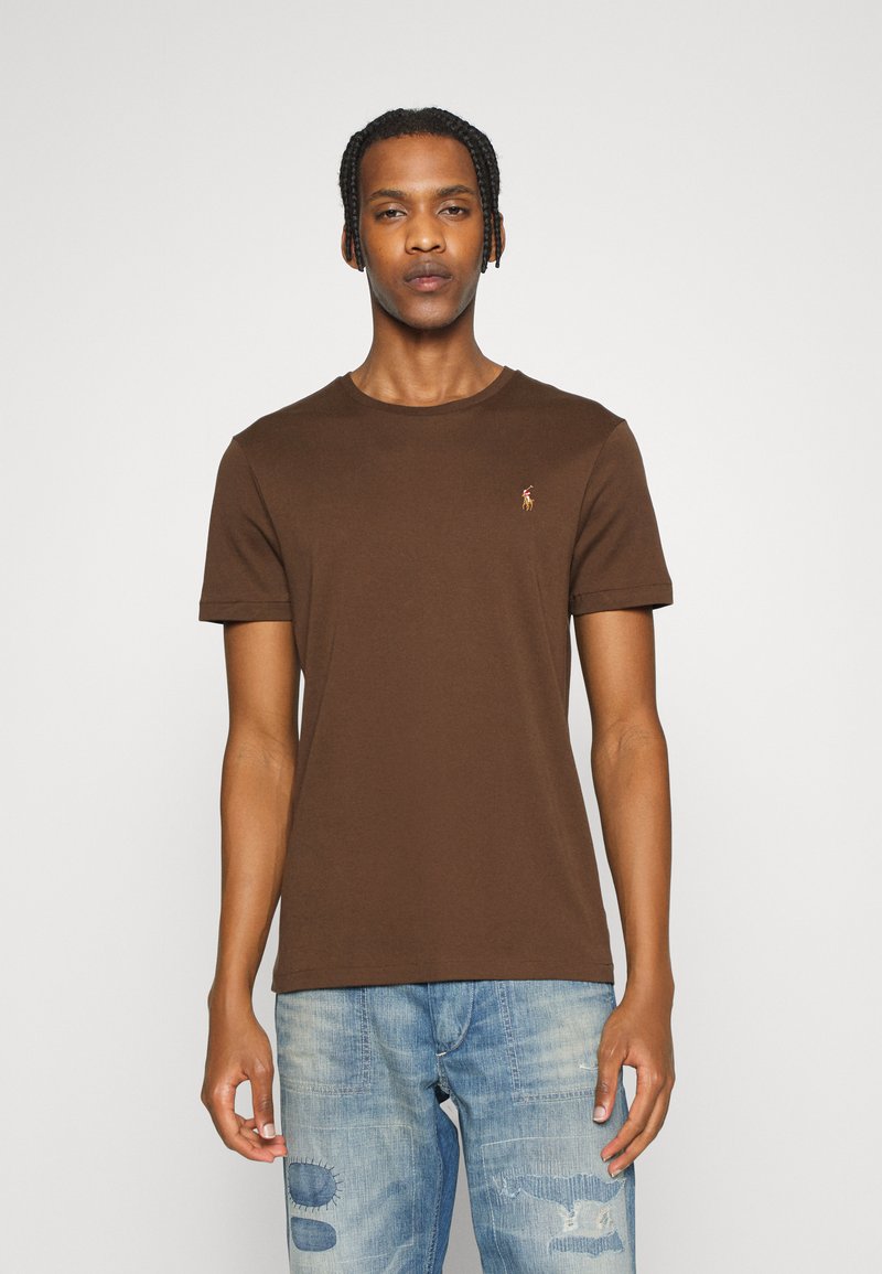 Polo Ralph Lauren CUSTOM SLIM FIT SOFT COTTON T-SHIRT - T-shirt básica - american brown