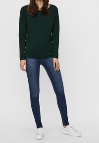 Vero Moda Langarmshirt - mottled dark green