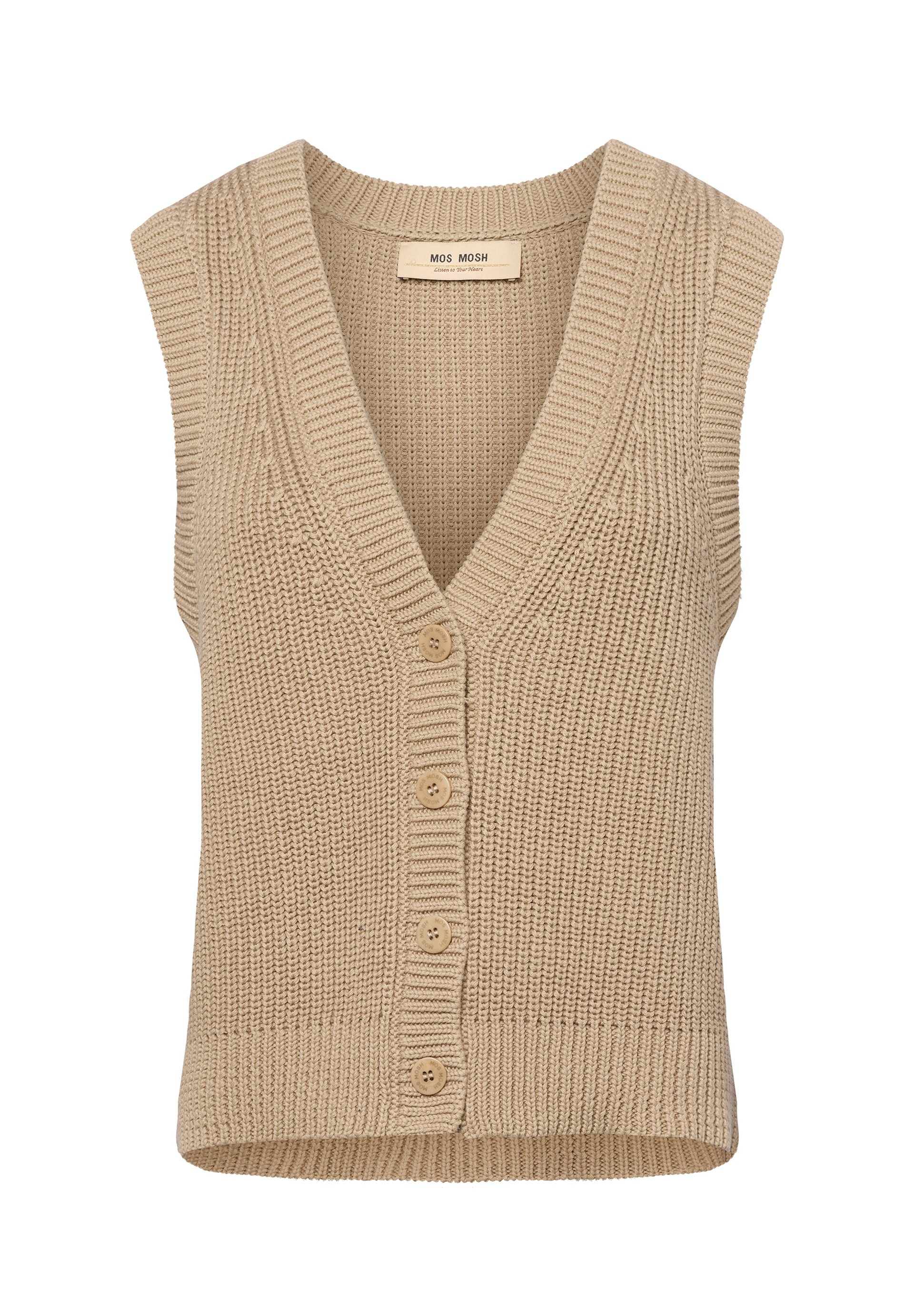 Mos Mosh Cardigan taupe Zalando