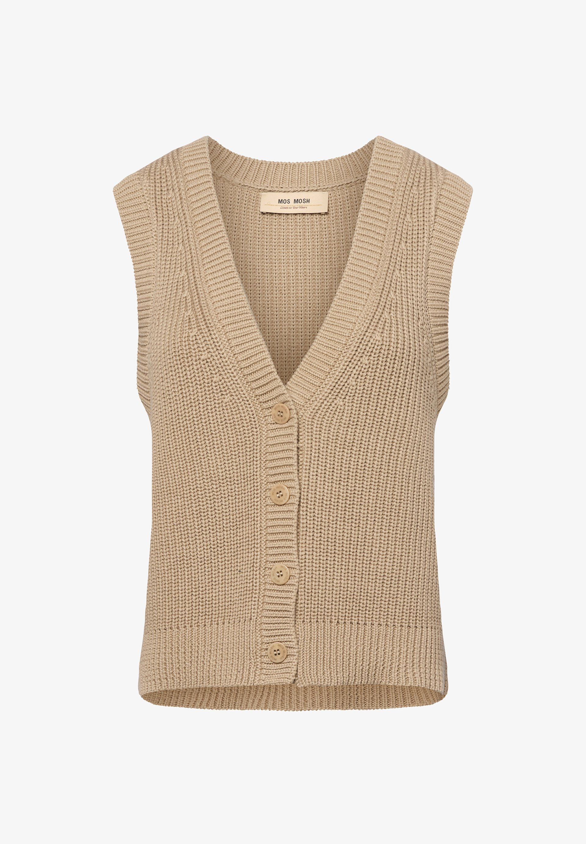 Mos Mosh Cardigan taupe Zalando