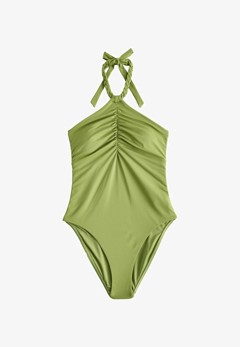 Mint Velvet TUMMY CONTROL RUCHED FRONT - REGULAR FIT - Maillot de bain - olive green