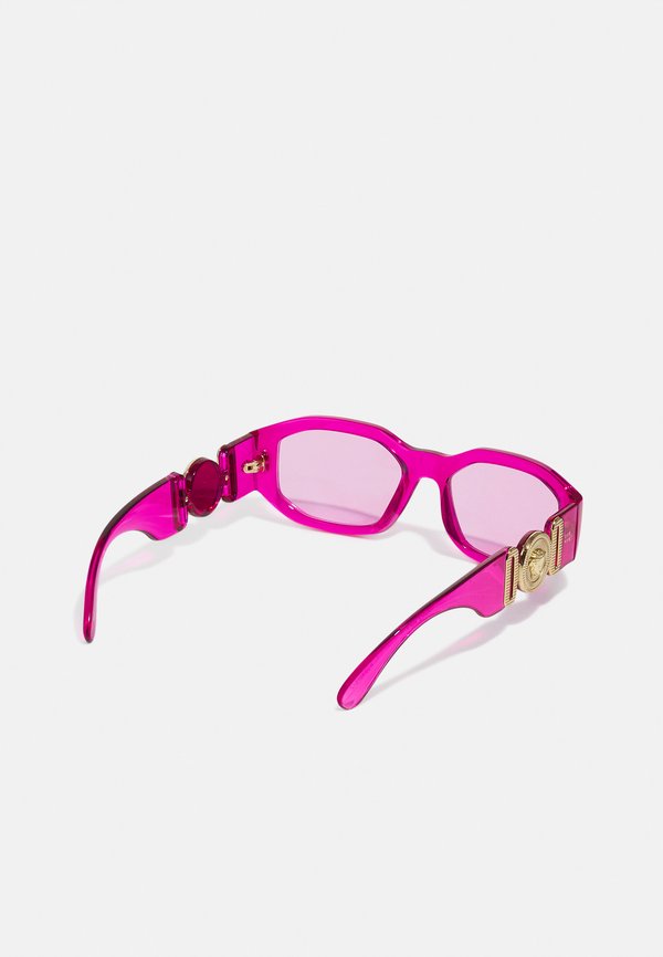 UNISEX - Sunglasses - transparent fuxia4
