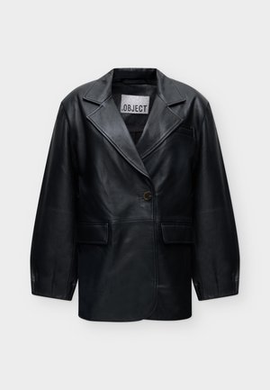 Object, OBJLUNA - Veste en cuir - black