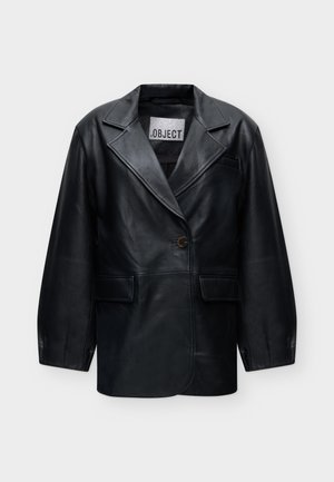 Object, OBJLUNA - Veste en cuir - black