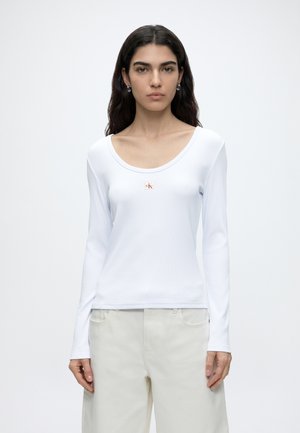 Calvin Klein Jeans SCOO - Langærmet T-shirt - lacey lilac