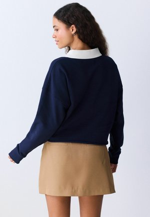 Next, Langarmshirt - navy white