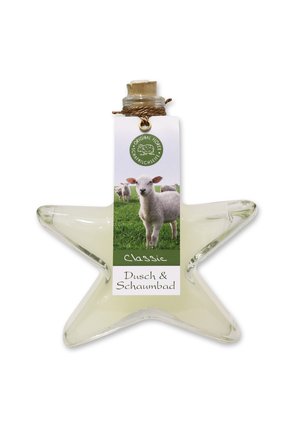 DUSCH-UND SCHAUMBAD SCHAFMILCH IM TANNEN GLAS 200 ML - Schaumbad & Badezusätze - beige