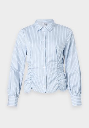Guess NICOLE STRIPE - Button-down blouse - coronado blue