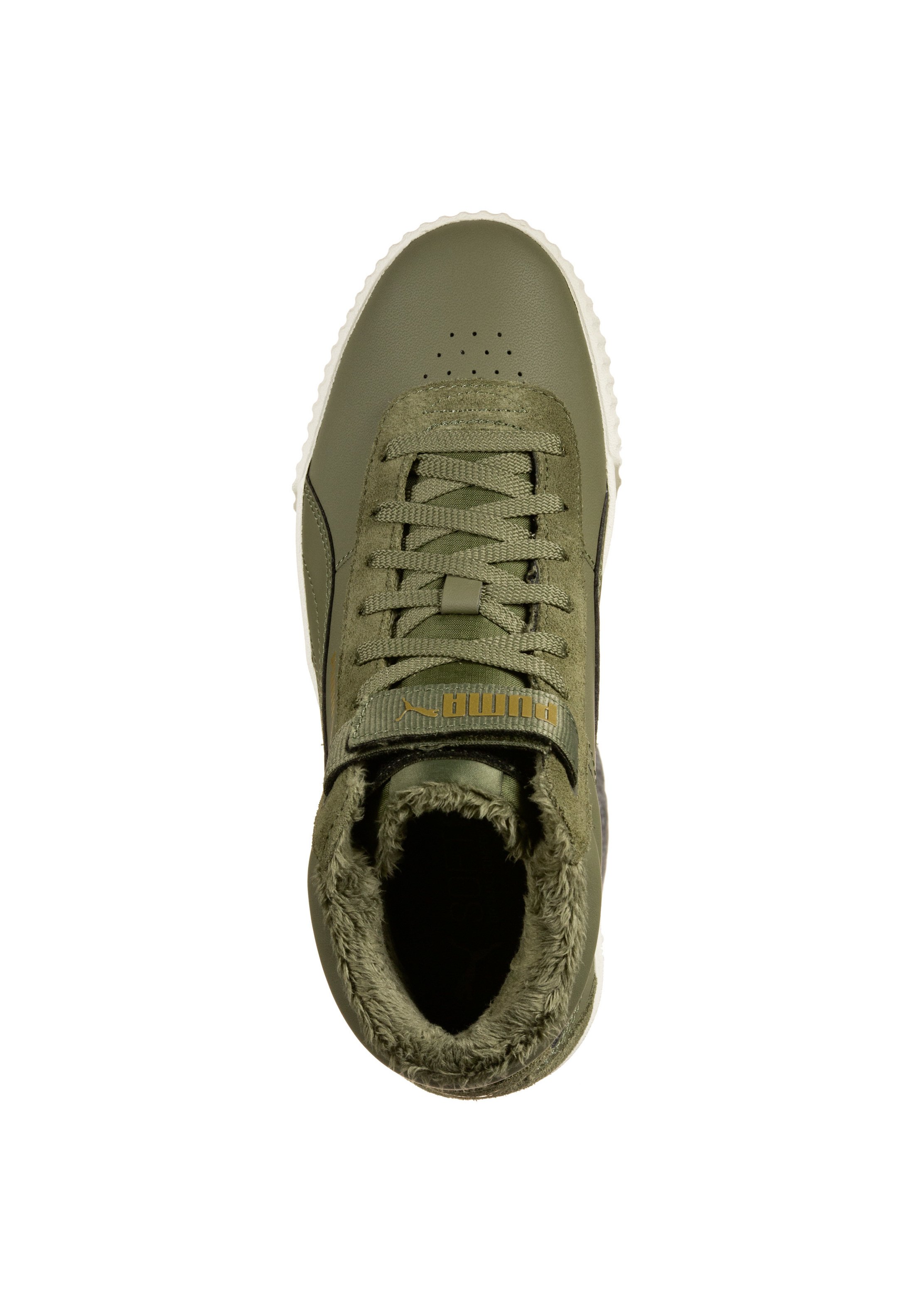 Puma CARINA MID - Sneakers alte - burnt olive-burnt olive/verde - Zalando.it
