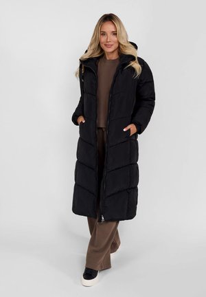 LONG QUILTED - Zimska jakna - black