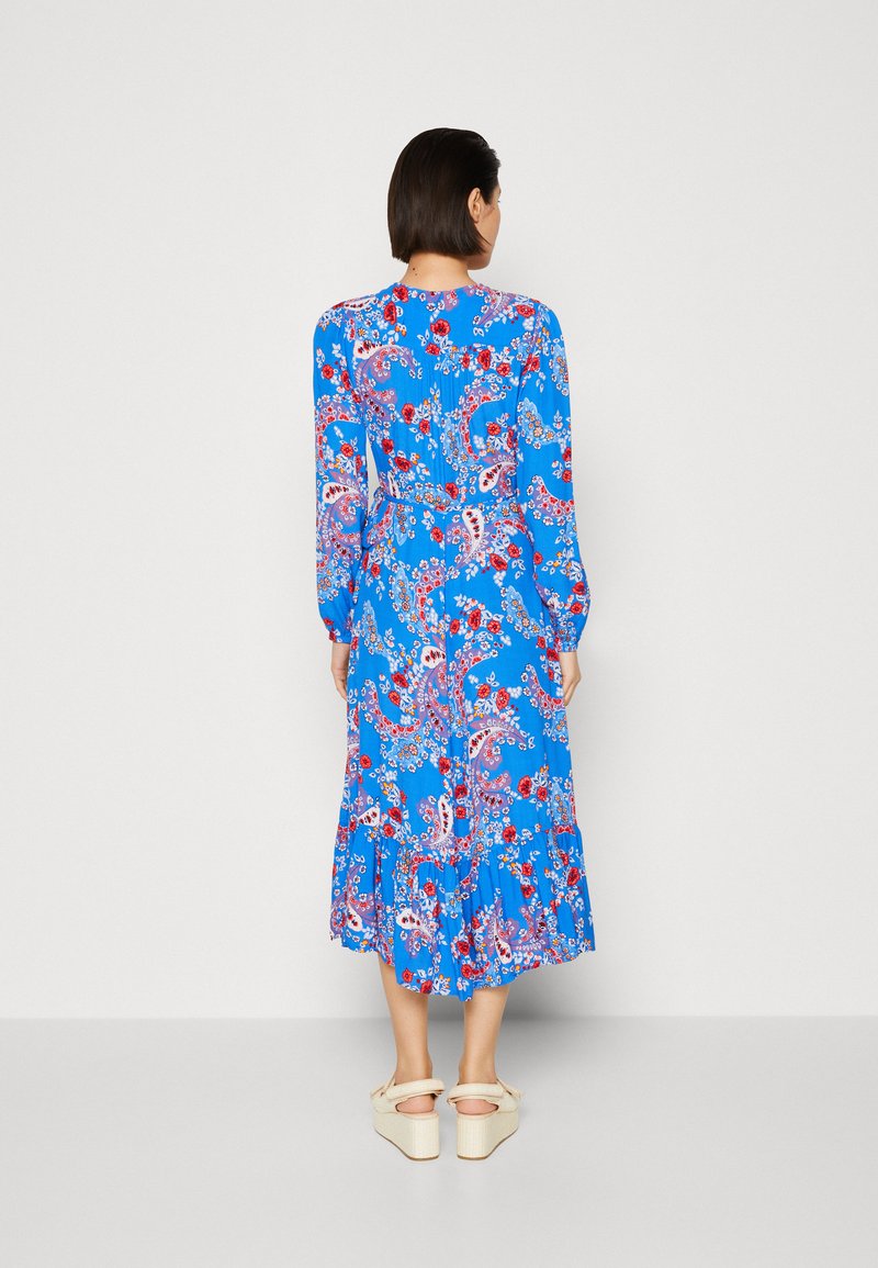 Marks & Spencer WRAP DRESS Vestido informal blue mix/azul Zalando.es