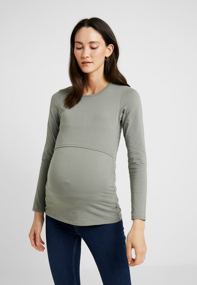 CLASSIC LONG SLEEVED - Bluzka z długim rękawem - sage