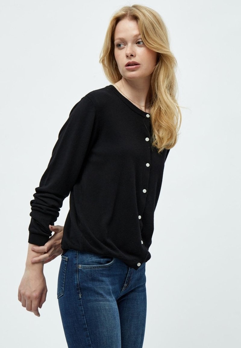 Minus MIJENNIFER KNIT CARDIGAN - Kardiganas - black