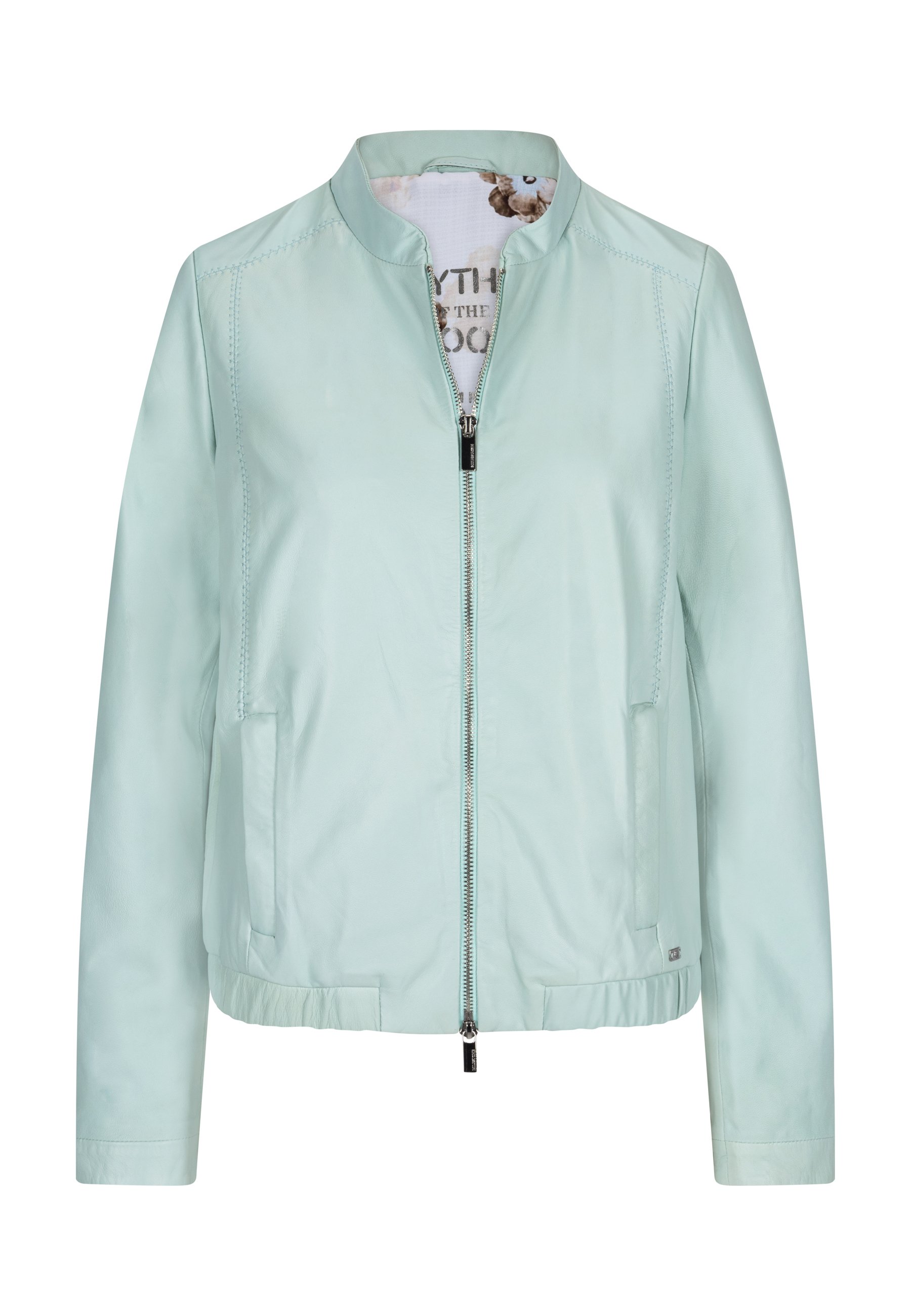 Milestone Leather jacket - aqua/blue 