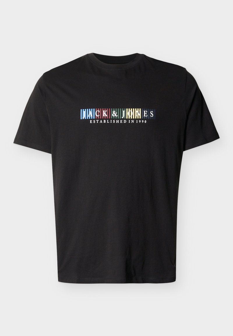 jack & jones T-shirt print zwart