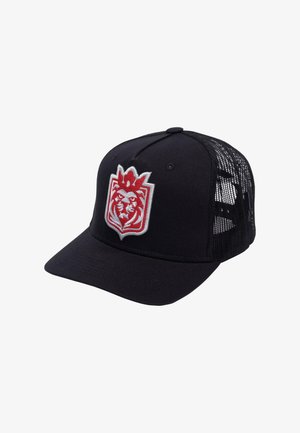 DEF SHOP X EUROPEAN LEAGUE OF PRAGUE LIONS TRUCKER - Sapka - jet black tomato