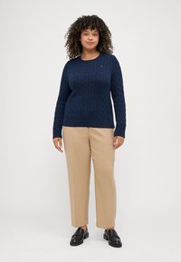 Tommy Hilfiger Curve CABLE - Pulover - dark night navy