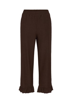 Kaffe, KAKRISTINA PANTS - Bukser - coffee bean