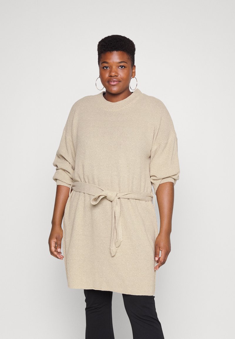 Glamorous Curve Jumper dress beige Zalando.ie