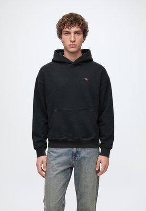 Abercrombie & Fitch, POPOVER CASUAL - Суитшърт с качулка - black