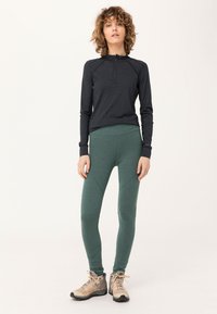 hessnatur FUNCTIONAL - Leggings - Byxor - islandgrün
