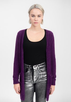 INFLUENCER FLUFFY - Cardigan - purple