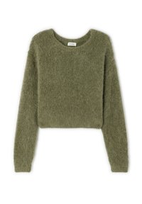 NIBY - Striktrøje - kaki