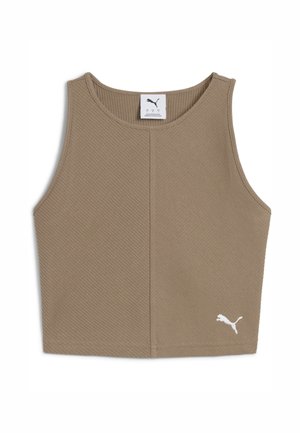 CROP - Topp - totally taupe