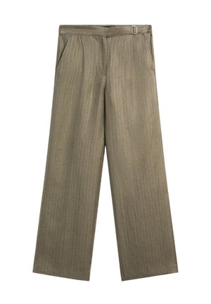 Massimo Dutti STRAIGHT-FIT  - Trousers - mottled grey