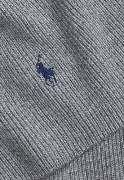 Polo Ralph Lauren SIGNATURE PONY WOOL SCARF - Bufanda - fawn grey heather