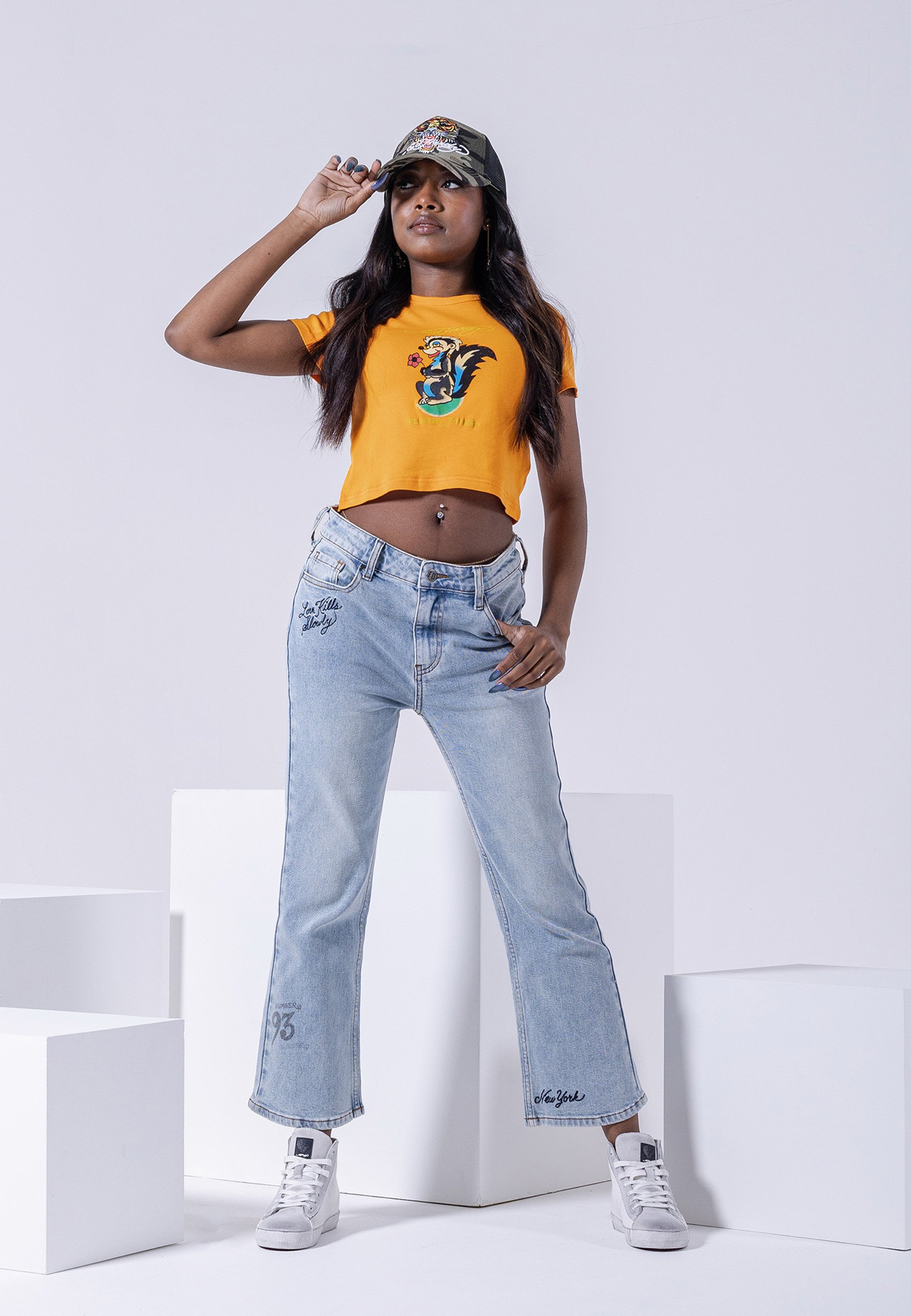 Ed Hardy DOODLE-STAR-CROP - Bootcut 