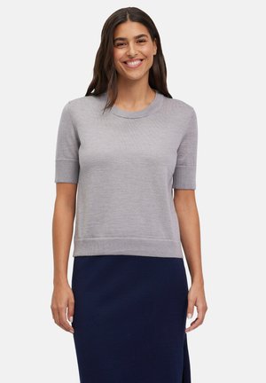 FALKE Basic New Merino Short Sleeve - T-shirt basic - light grey