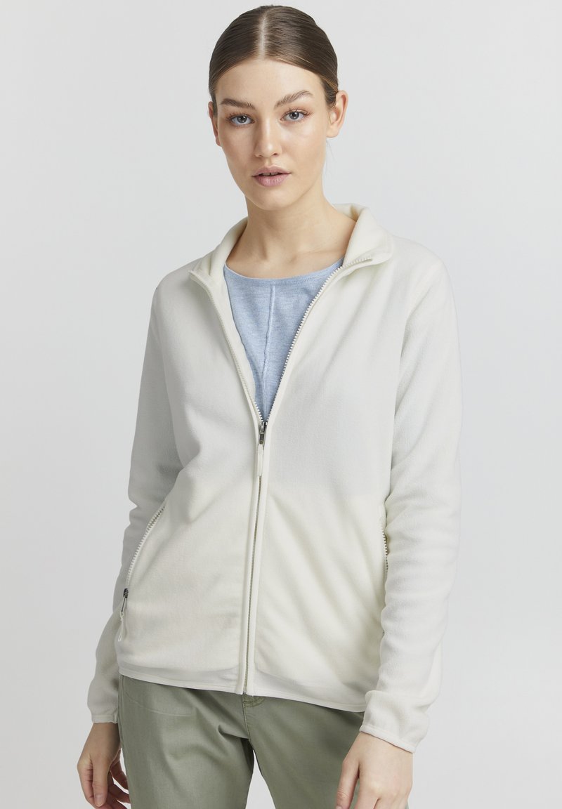 Damen Sweatshirts | Oxmo OXRIKKA Fleecejacke cloud dancer/weiß - IA62110 Damen Sweatshirts | Oxmo OXRIKKA Fleecejacke cloud dancer/weiß - IA62110