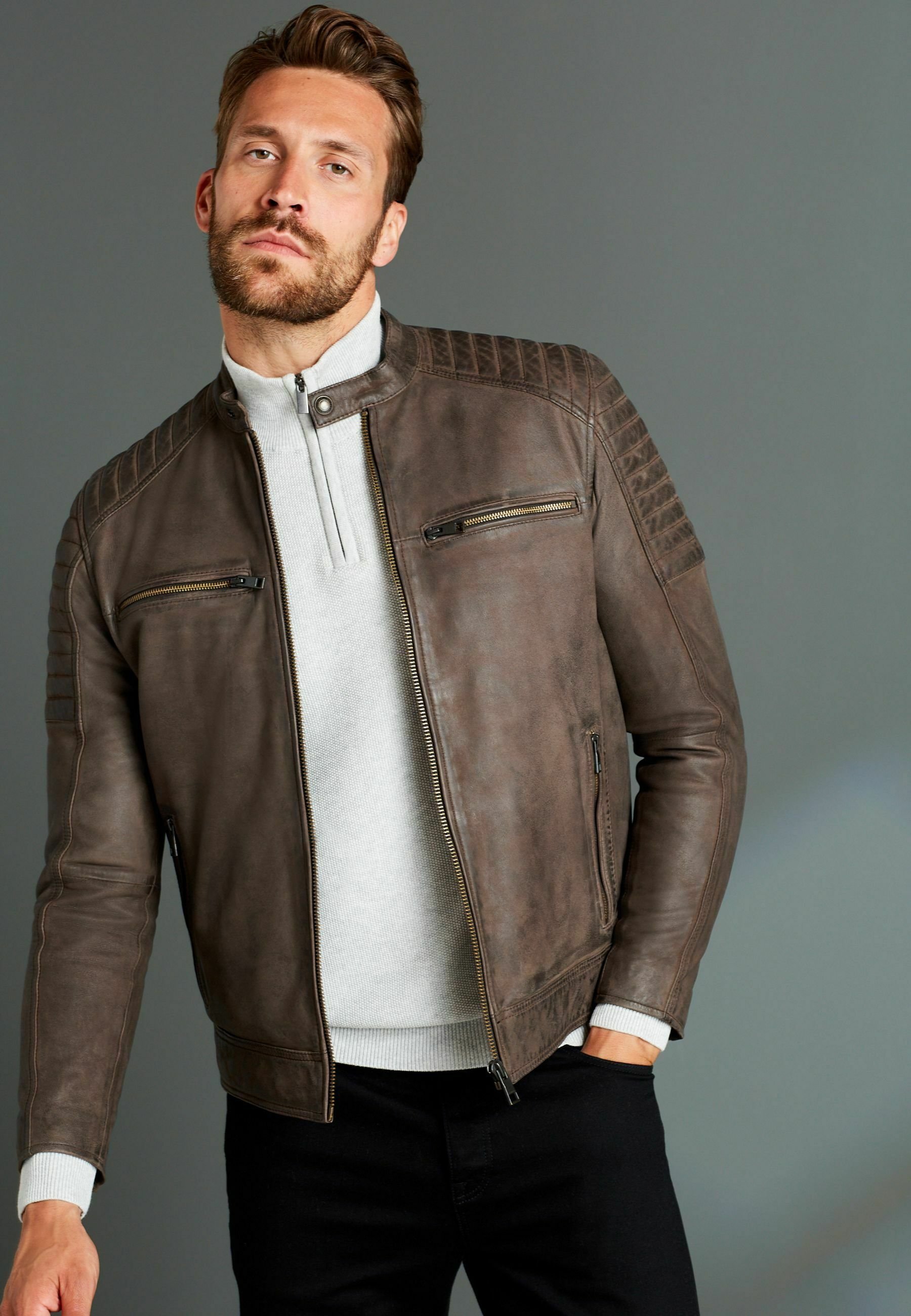 Next SIGNATURE QUILTED RACER - Leather 