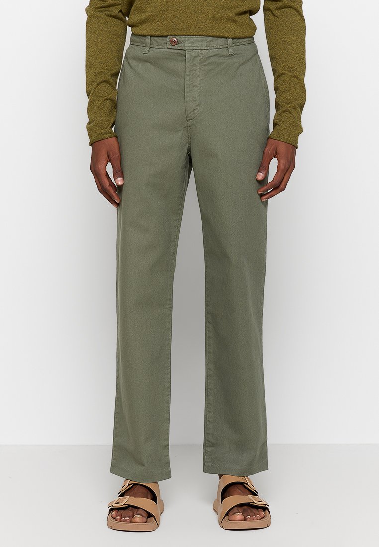 American vintage Straight leg jeans olijfgroen