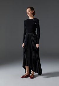 Zign Studio Fustă plisată - black