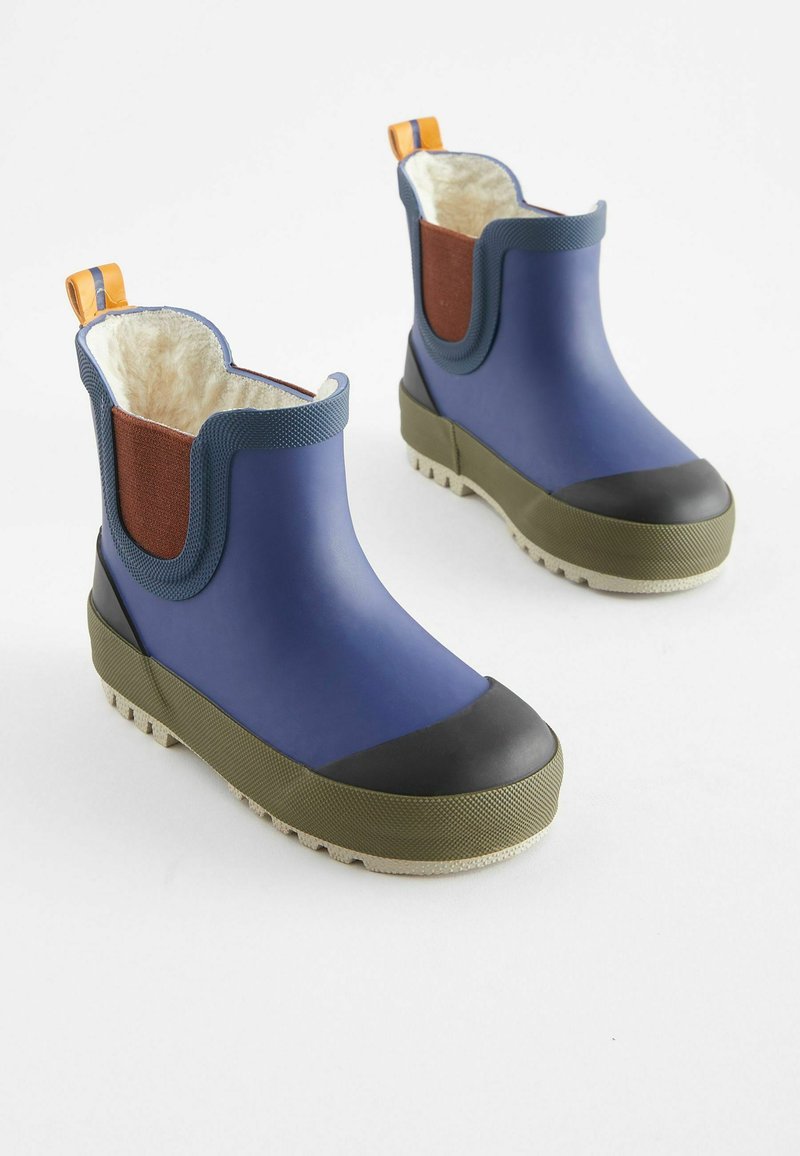Next YOUNGER - Bottes en caoutchouc - navy blue colourblock