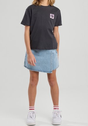 America Today, T-shirt imprimé - mottled black