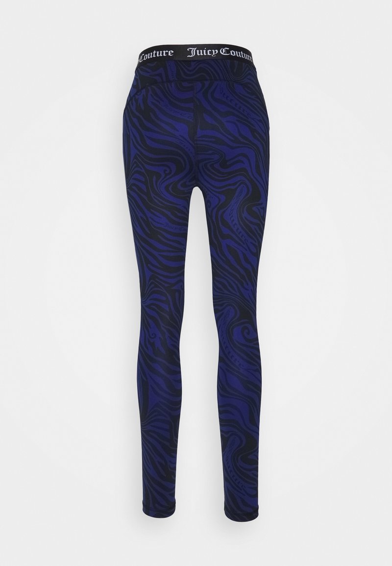 Damen Sportbekleidung | Juicy Couture VIVI PRINTED LEGGING Tights sodalite bluewave/blau - OH01860 Damen Sportbekleidung | Juicy Couture VIVI PRINTED LEGGING Tights sodalite bluewave/blau - OH01860