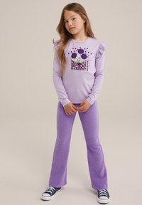 WE Fashion Top dugih rukava - violet