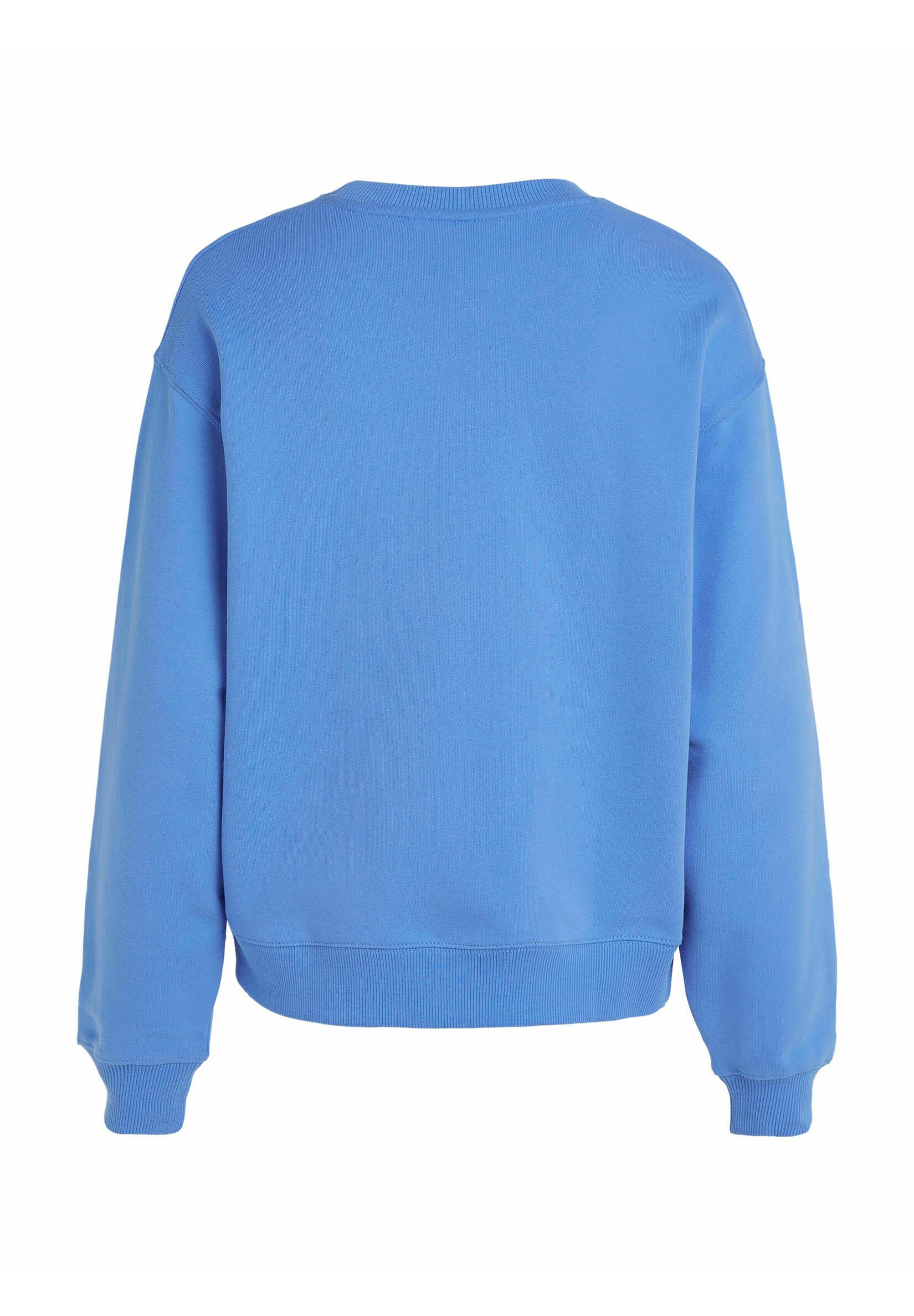 売れ筋商品|||トミー ヒルフィガー パーカー・スウェットシャツ レディース アウター FLAG ON CHEST  - Sweatshirt - stoned blue Tommy Hilfiger FLAG ON CHEST - Sweatshirt - stoned blue