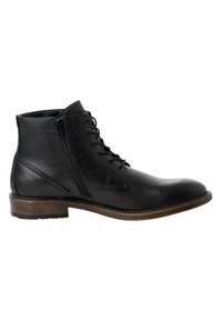 s.Oliver Bottines à lacets - black