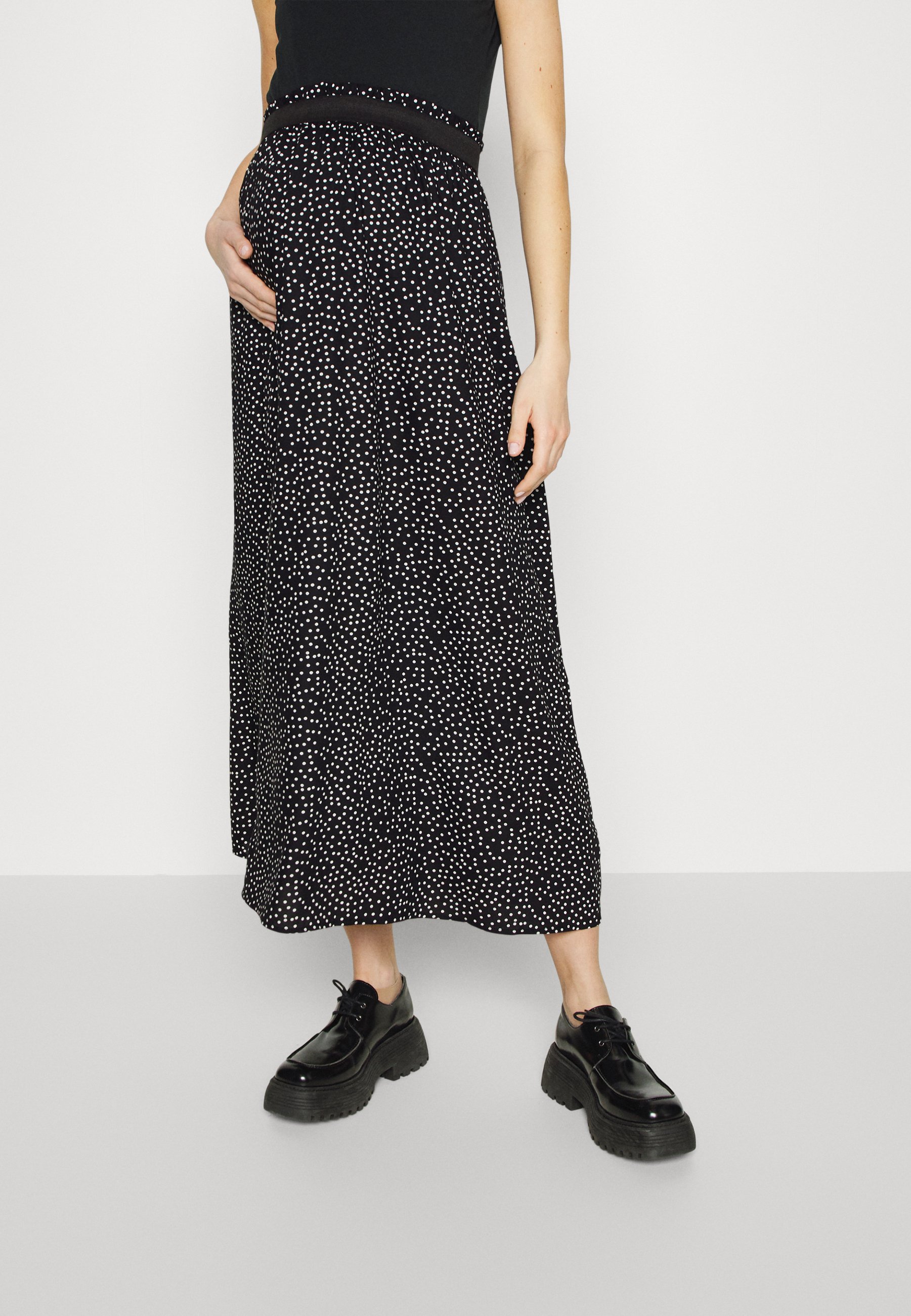polka dot maxi skirt uk