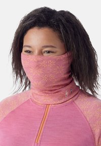 Smartwool THERMAL REVERSIBLE GAITER UNISEX - Scaldacollo - garden pink digi snow