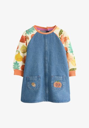 Next, REGULAR FIT - RAGLAN DENIM DRESS . - Denimkjoler - new pumpkin print