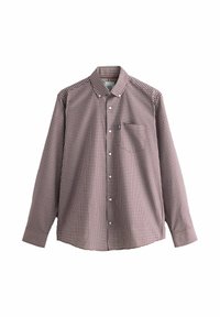EASY IRON BUTTON DOWN OXFORD - Camicia - burgundy red micro check