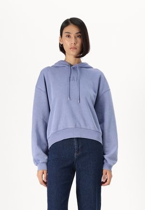 Gap Tall ABBREV HOOD - Sweatshirt - larkspur wash