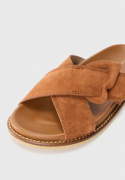 Sophia Webster BLAIR SLIDE - Μιουλ - caramello