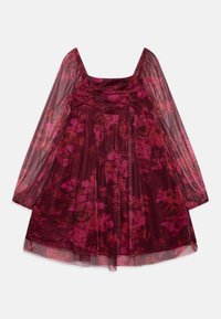 Pink Half Sleeve Kids Evening Dress GACH023