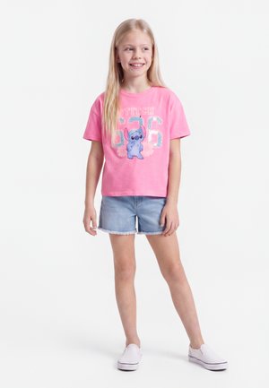 GAP, TEE - Trükipildiga T-särk - pink flamingo